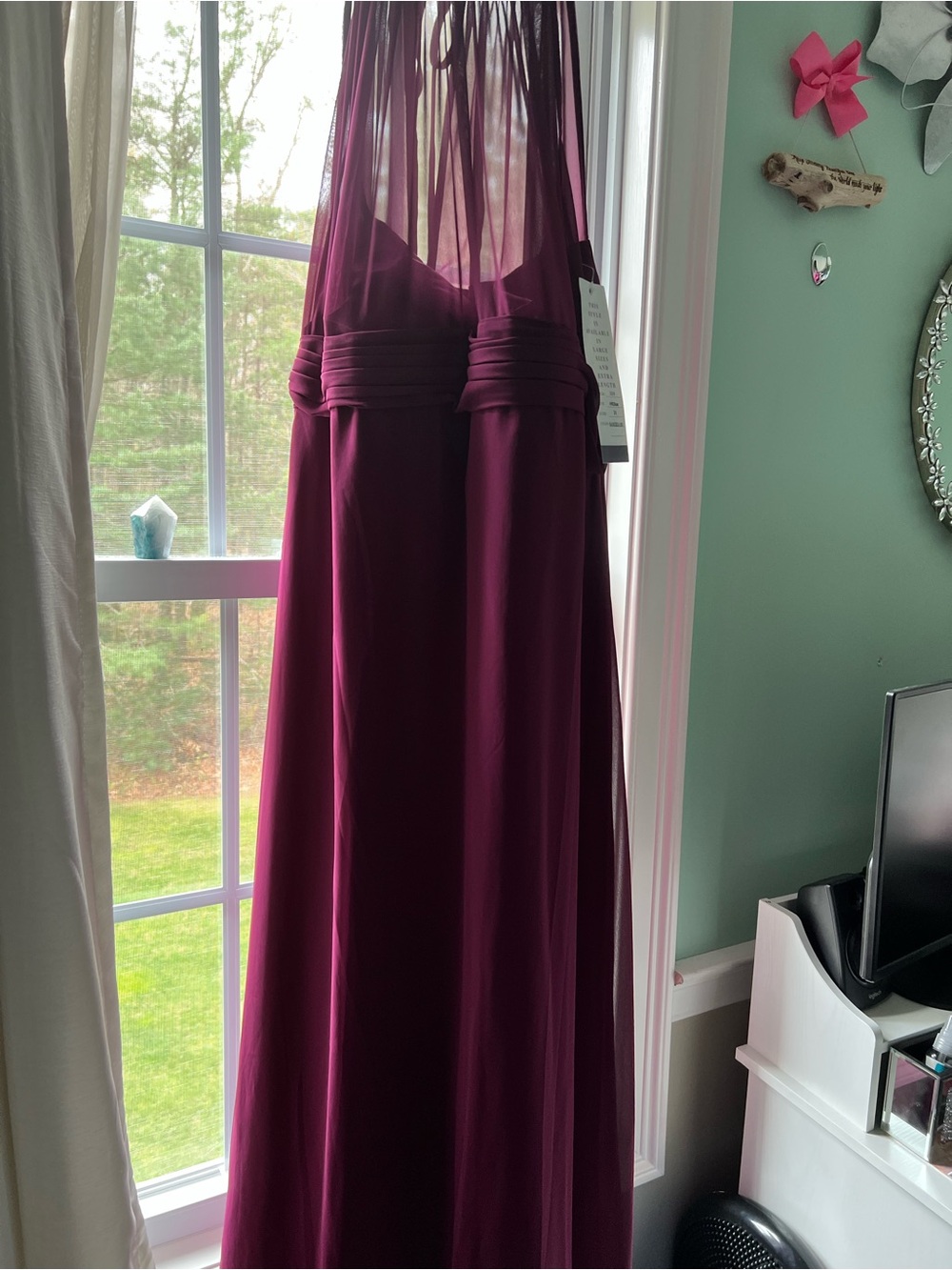 Bill Levkoff Plum/Magenta Bridesmaid Dress
